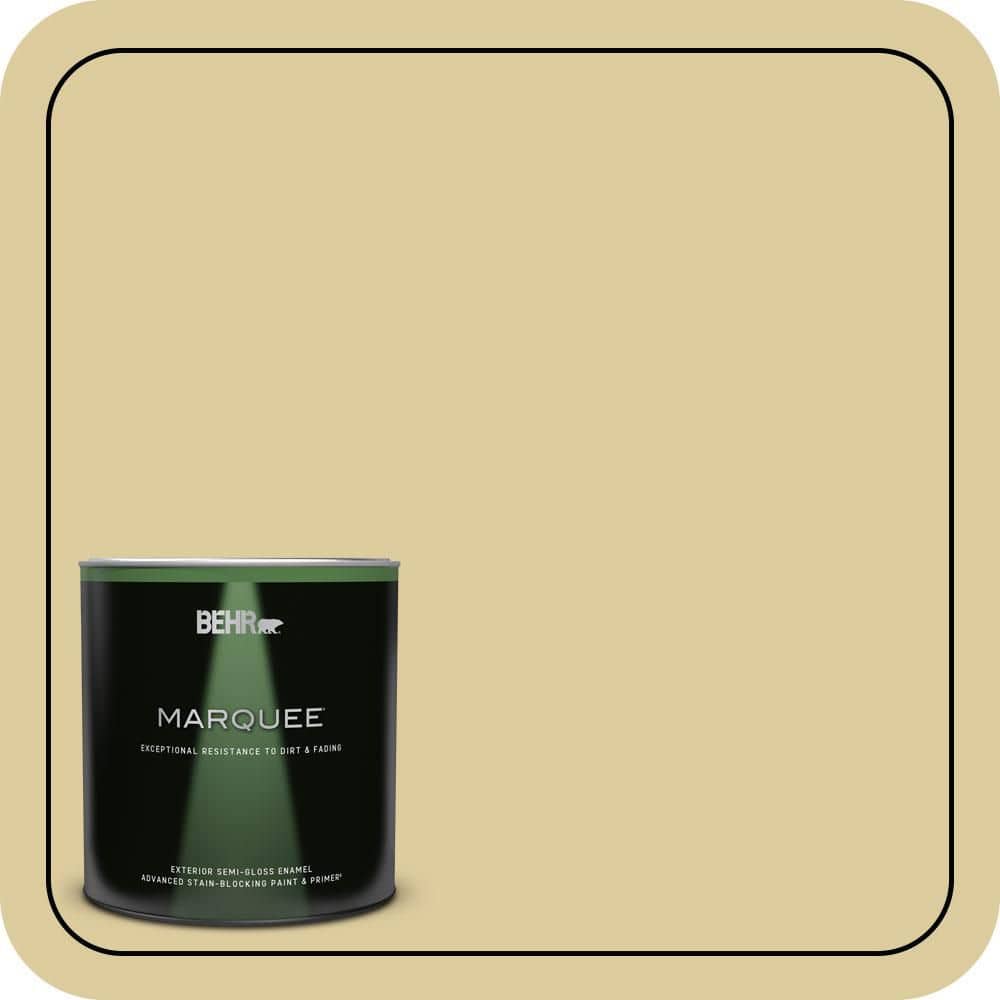 BEHR MARQUEE 1 qt. #PPU8-11 Mojito Semi-Gloss Enamel Exterior Paint & Primer