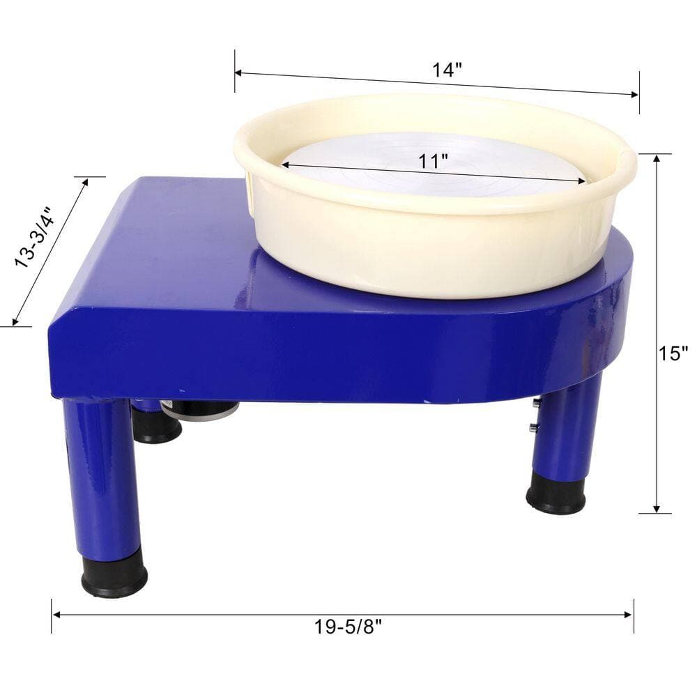 maocao hoom Professional Pottery Wheel for Adults, 11 in. Ceramic Forming Machine,60-300 RPM Adjustable Speed,Foot Pedal Control (2)