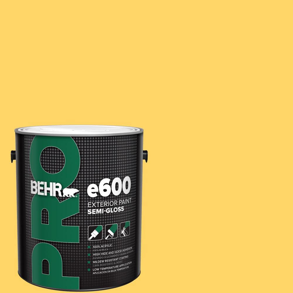 BEHR PRO 1 gal. #P290-5 Squash Blossom Semi-Gloss Exterior Paint