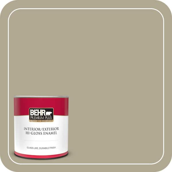 BEHR PREMIUM PLUS #BXC-22 Field Khaki Enamel & Primer Color Sample (4)