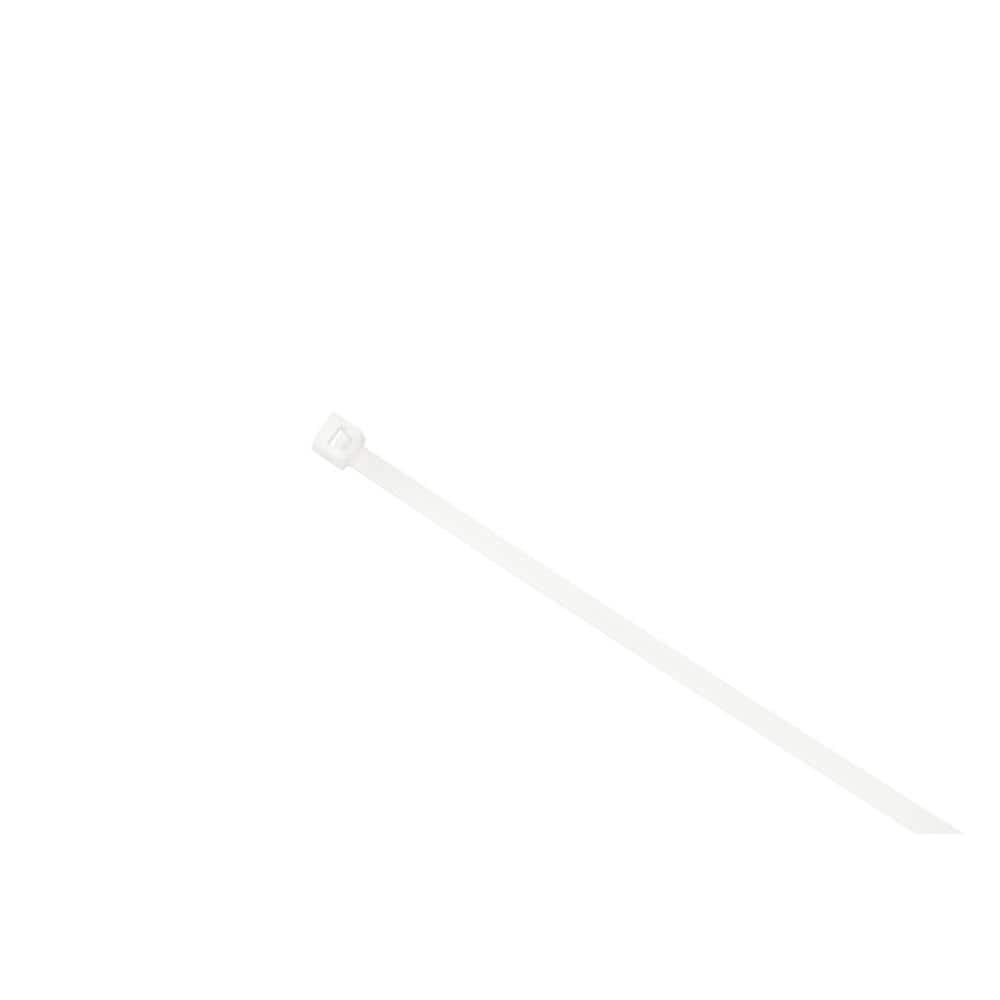 Southwire 5 in. Indoor Rated Nylon Cable Ties, 40 lbs. Tensile Strength, 1000-Count, Natural (3)