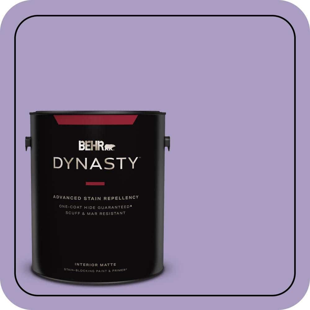 BEHR DYNASTY 1 gal. #M560-4 Evening Slipper One-Coat Hide Matte Interior Stain-Blocking Paint & Primer
