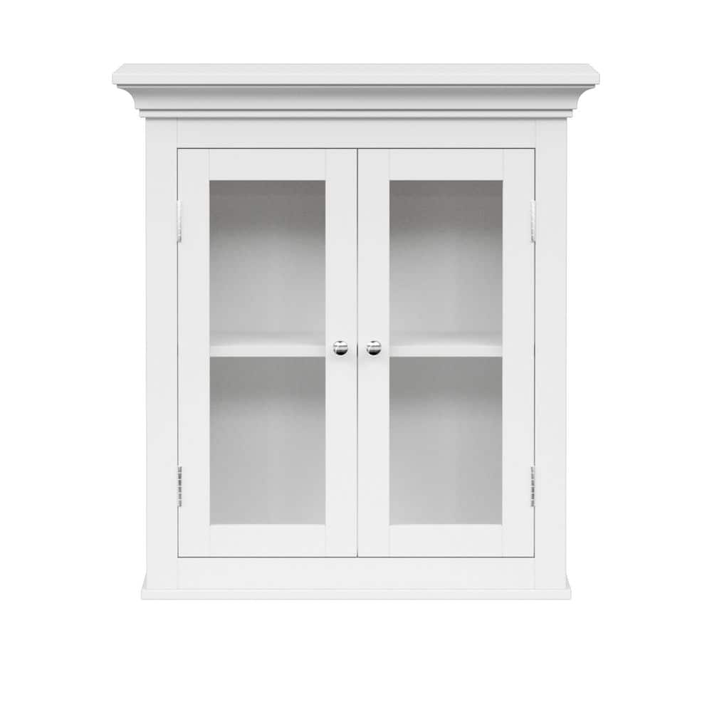 Teamson Home Madison 7 in. D x 20 in. W x 24 in. H Removable Wall Cabinet, White (1)