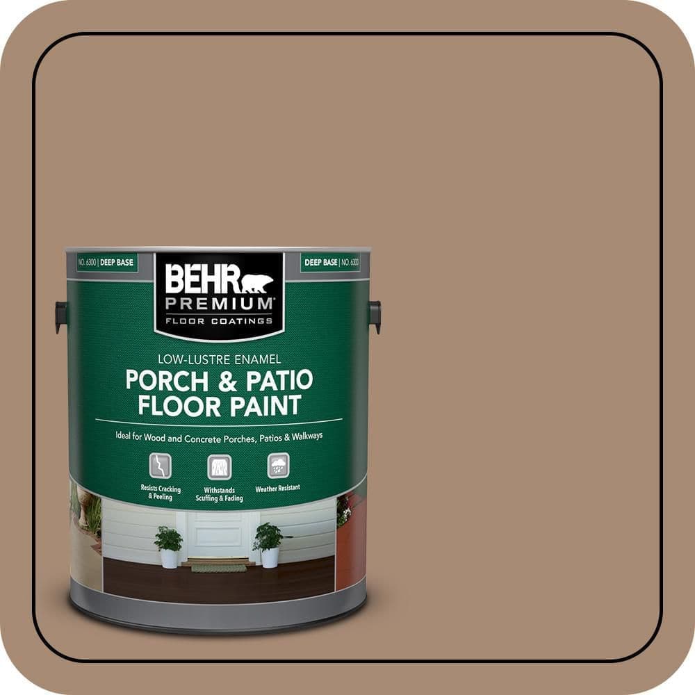 BEHR PREMIUM #N240-5 Low-Lustre Enamel Interior/Exterior Porch and Patio Floor Paint (1)