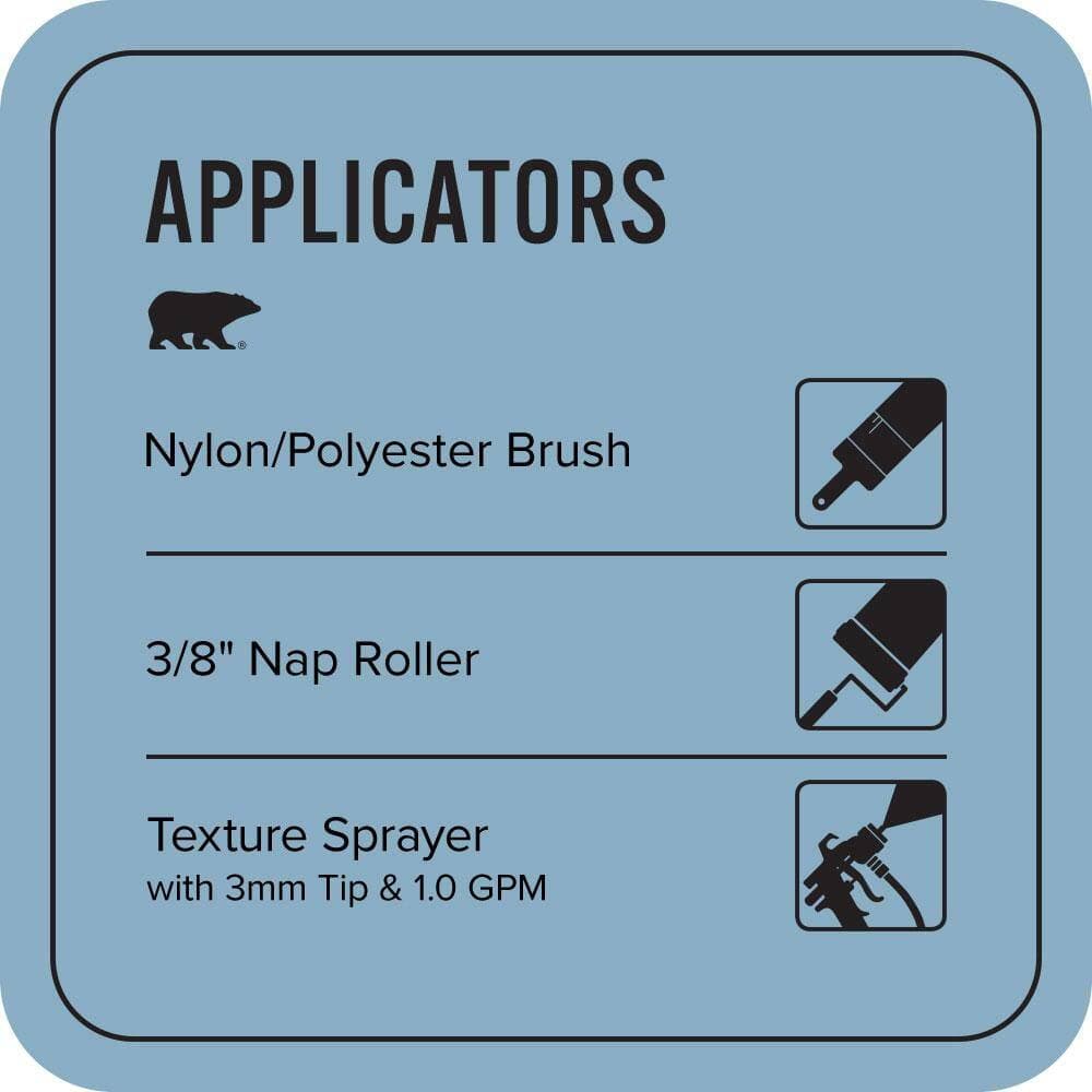 BEHR PREMIUM #S500-4 Textured Low-Lustre Enamel Interior/Exterior Porch and Patio Anti-Slip Floor Paint (4)