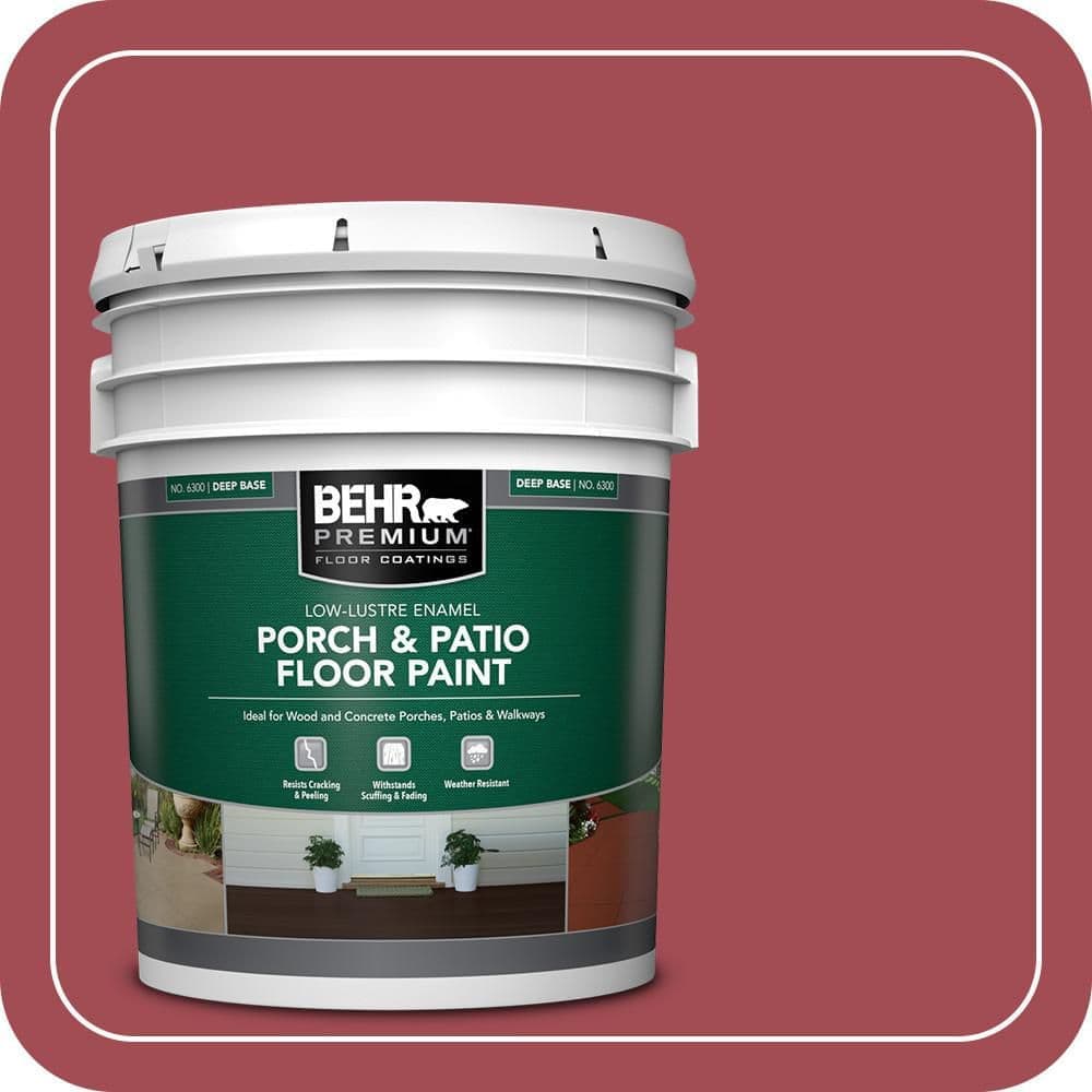 BEHR PREMIUM #PPU1-07 Textured Low-Lustre Enamel Interior/Exterior Porch and Patio Anti-Slip Floor Paint (1)