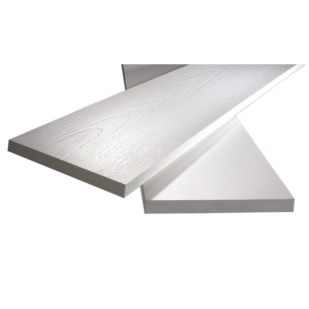 Veranda 1 in. x 7-1/4 in. x 8 ft. White PVC Reversible Trim (2-Pack)