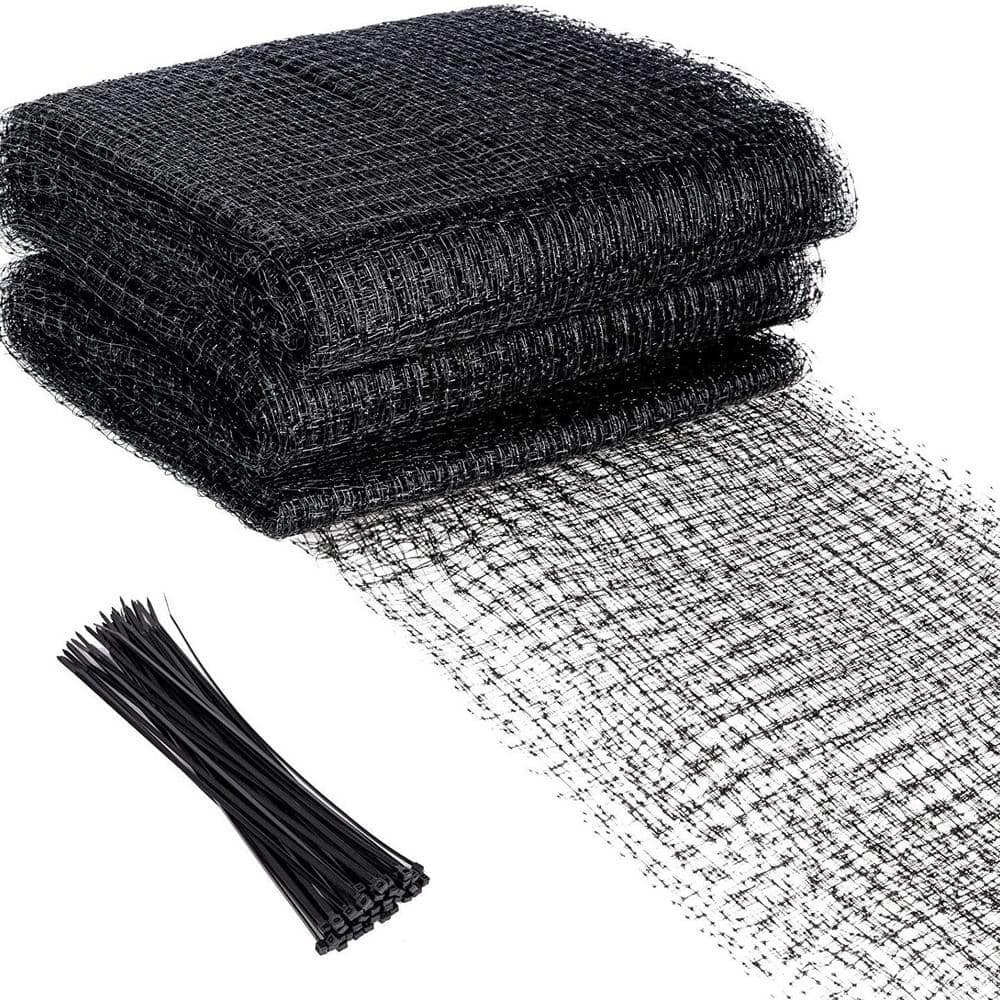 Wellco 7.5 ft. x 65 ft. Plastic PP Stretch Net Deer Net Protective Net Fence Net Household(30 ties) (1)