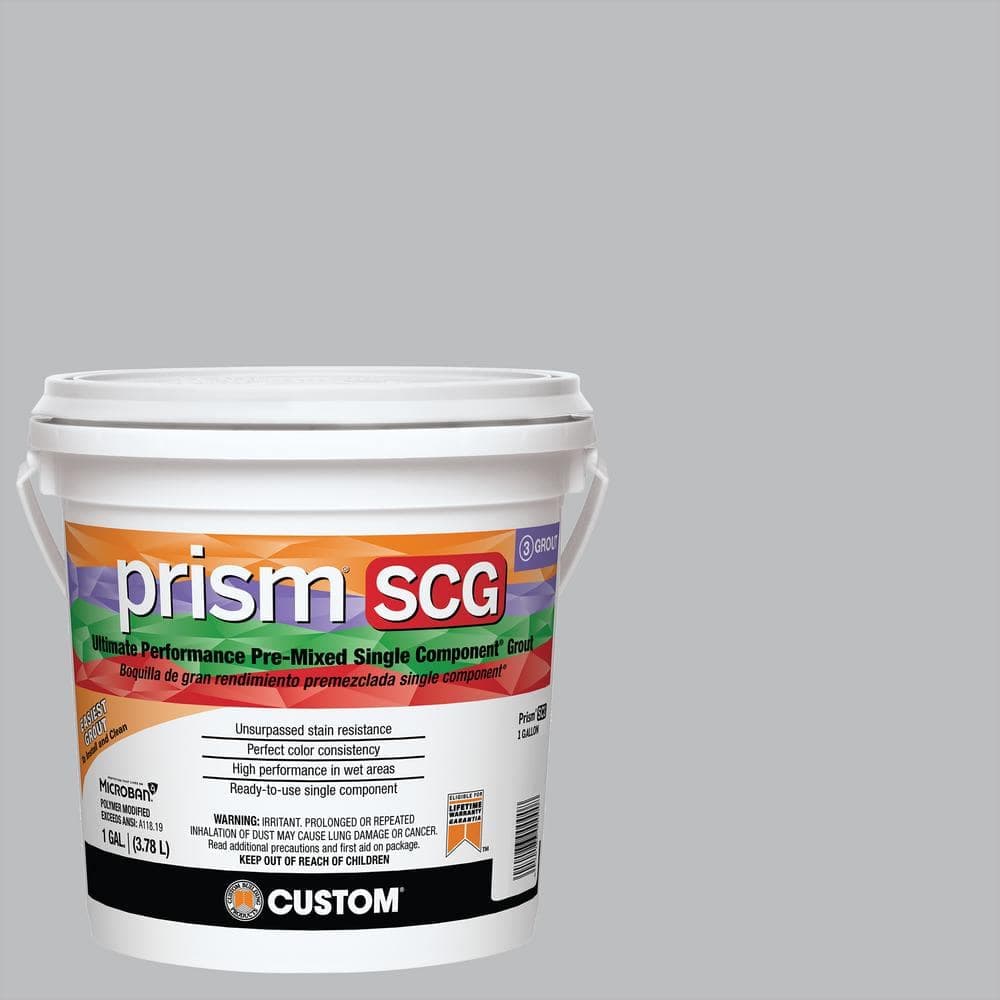 Custom Building Products Prism SCG #115 Platinum 1 gal. Ultimate Performance Pre-Mixed Single Component Grout (2)