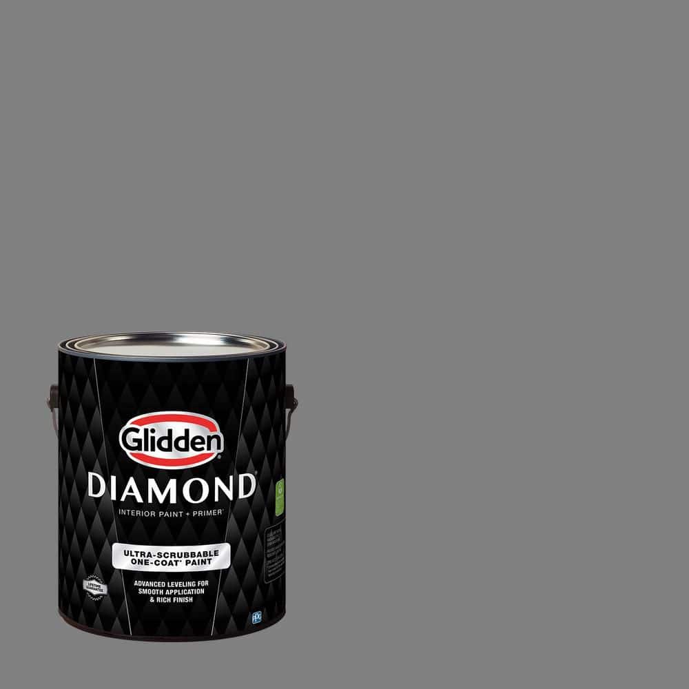 Glidden Diamond 1 gal. PPG0996-5 Steamship Flat Interior Paint with Primer