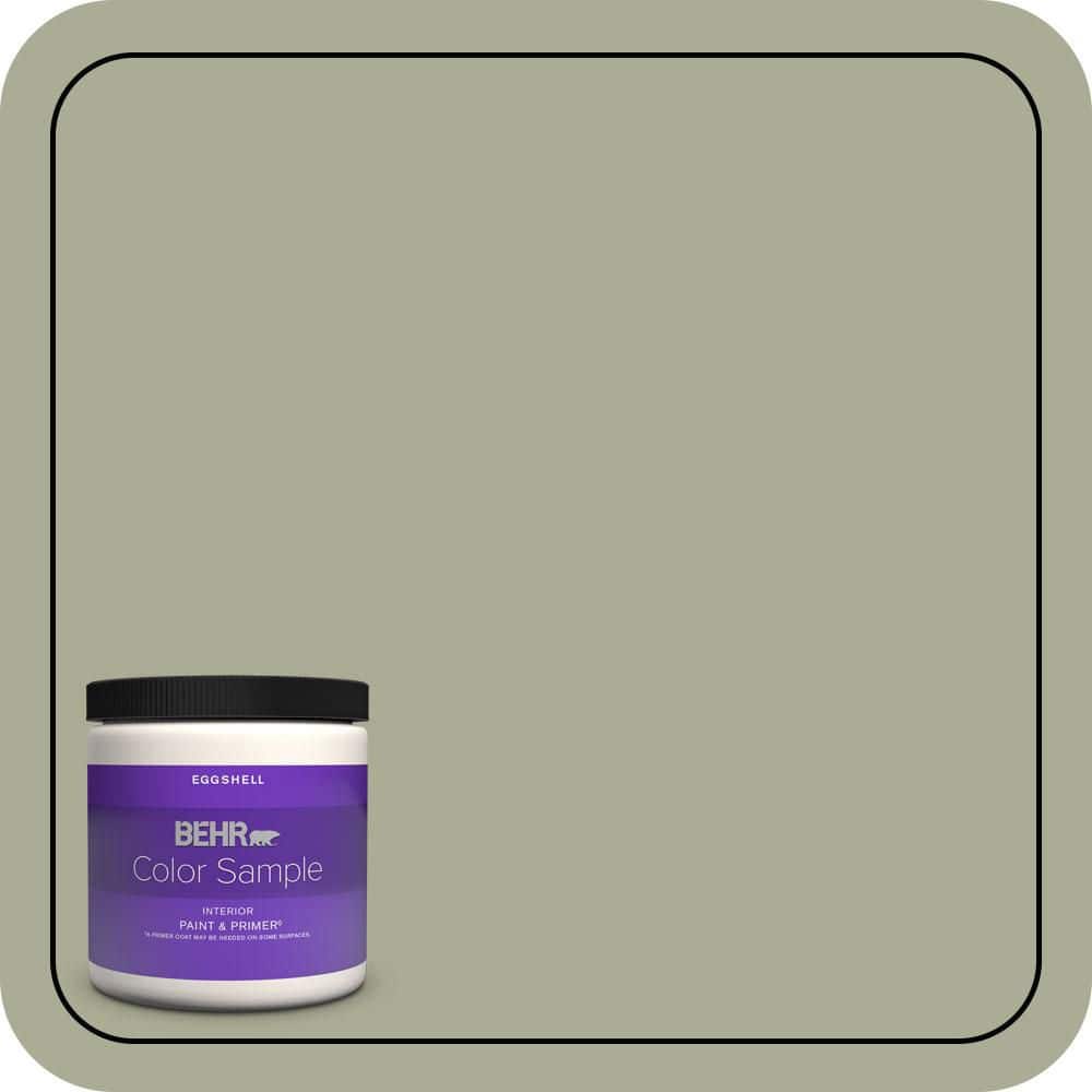 BEHR PREMIUM PLUS #S380-4 Bay Water Enamel & Primer Color Sample (1)