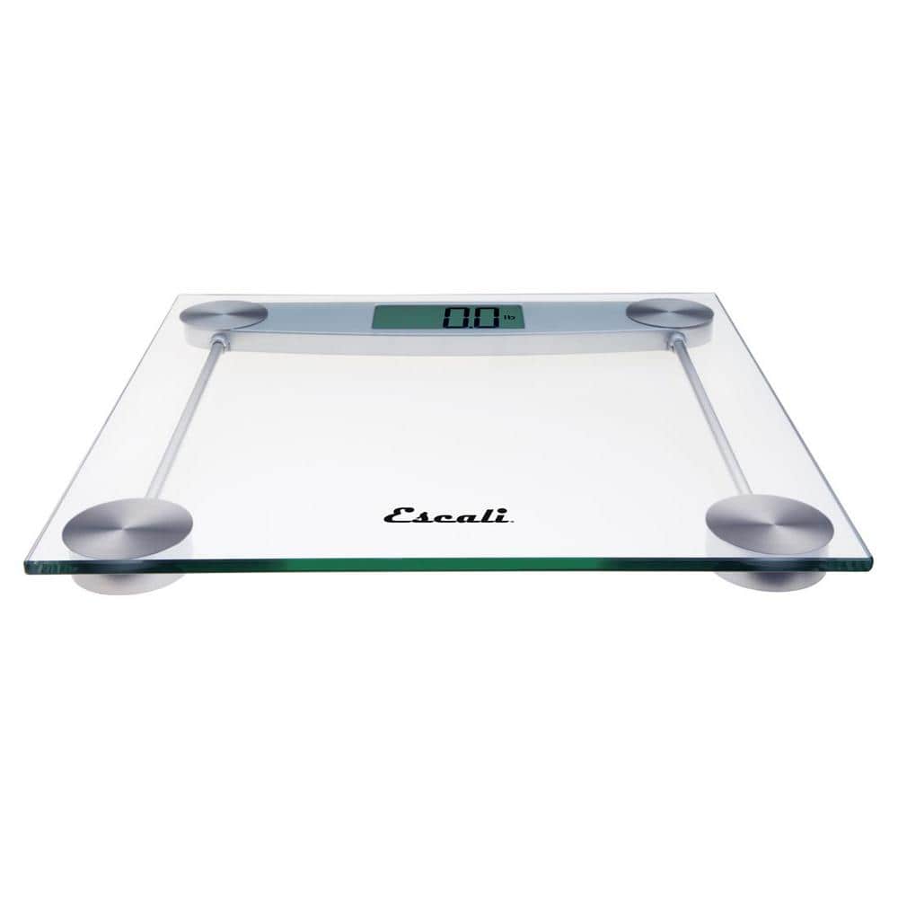 Escali Digital Clear Glass Bathroom Scale (3)