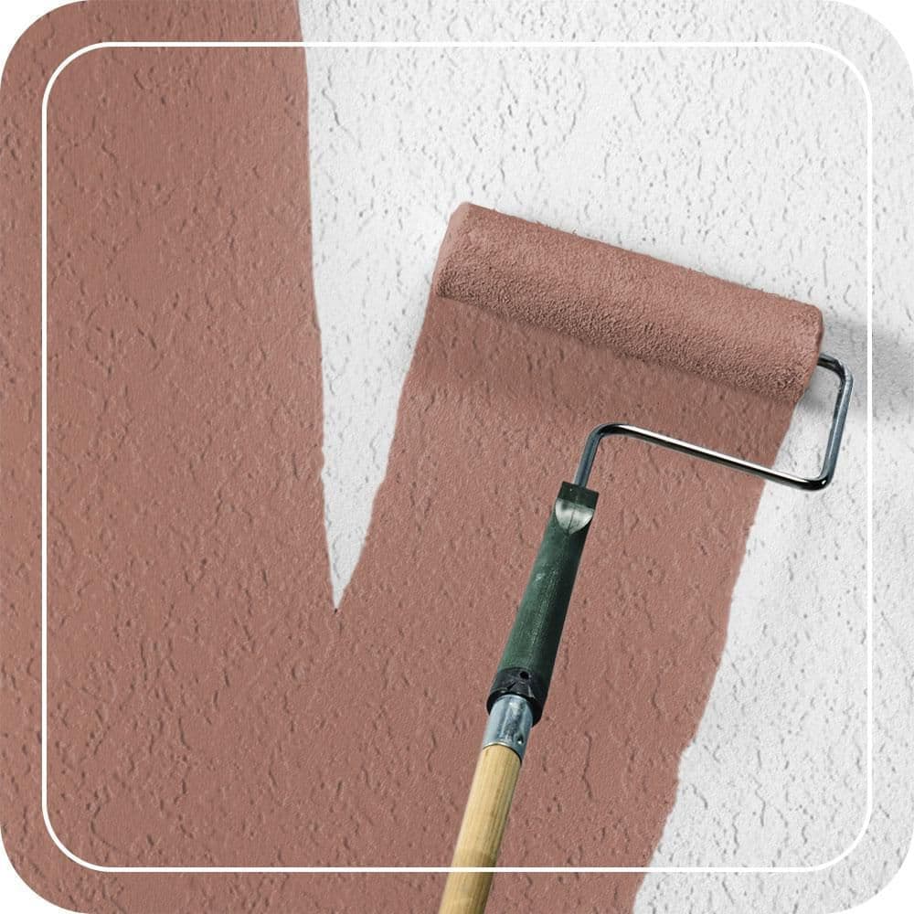 BEHR PREMIUM 1 gal. #PPU2-11 Mars Red Elastomeric Masonry, Stucco and Brick Exterior Paint (3)
