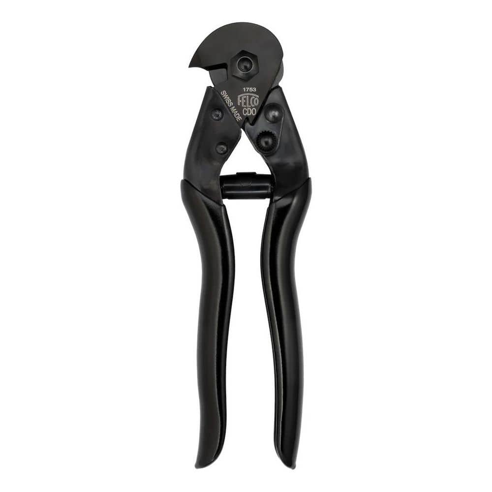 FELCO FCDO Barbed Wire Cutter, Cutting Pliers with Hardened Steel Blades and Wire-Holding Notch