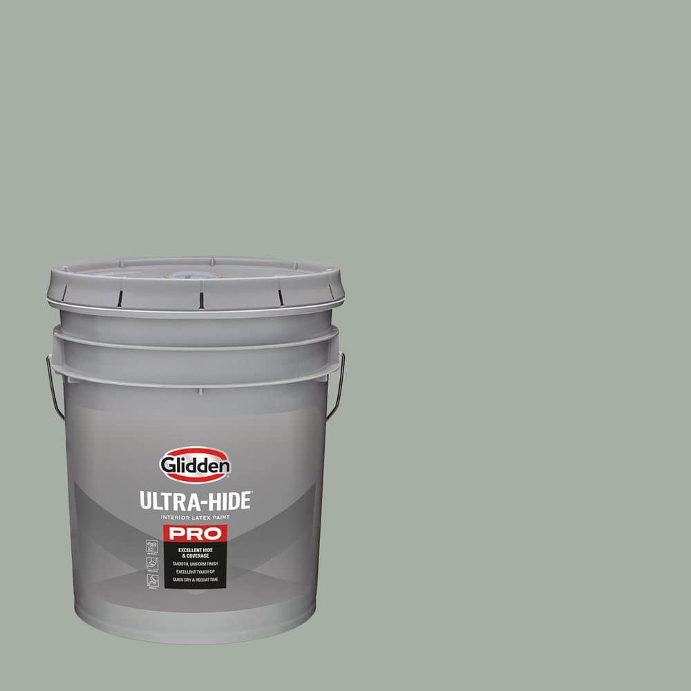 Glidden Ultra-Hide 1 gal. PPG1033-4 Light Drizzle Eggshell Interior Paint