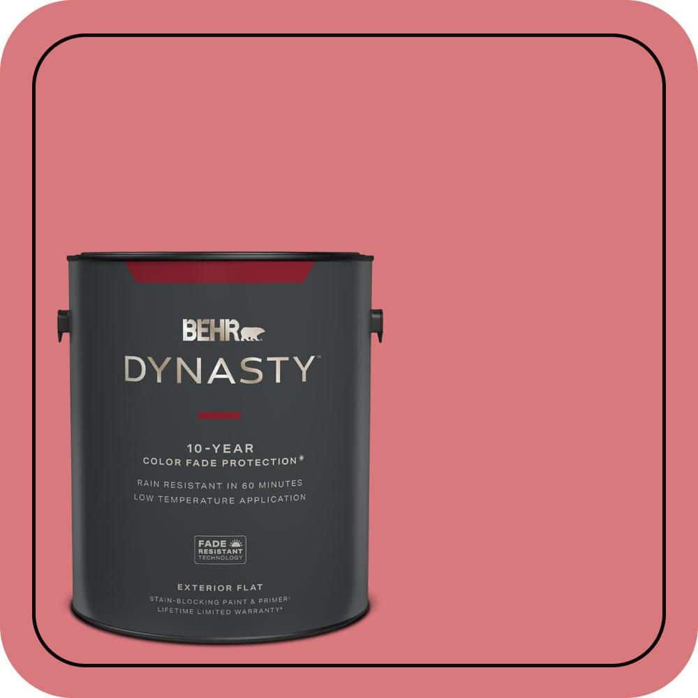 BEHR DYNASTY 1 gal. #P160-4 Juicy Details Flat Exterior Stain-Blocking Paint & Primer