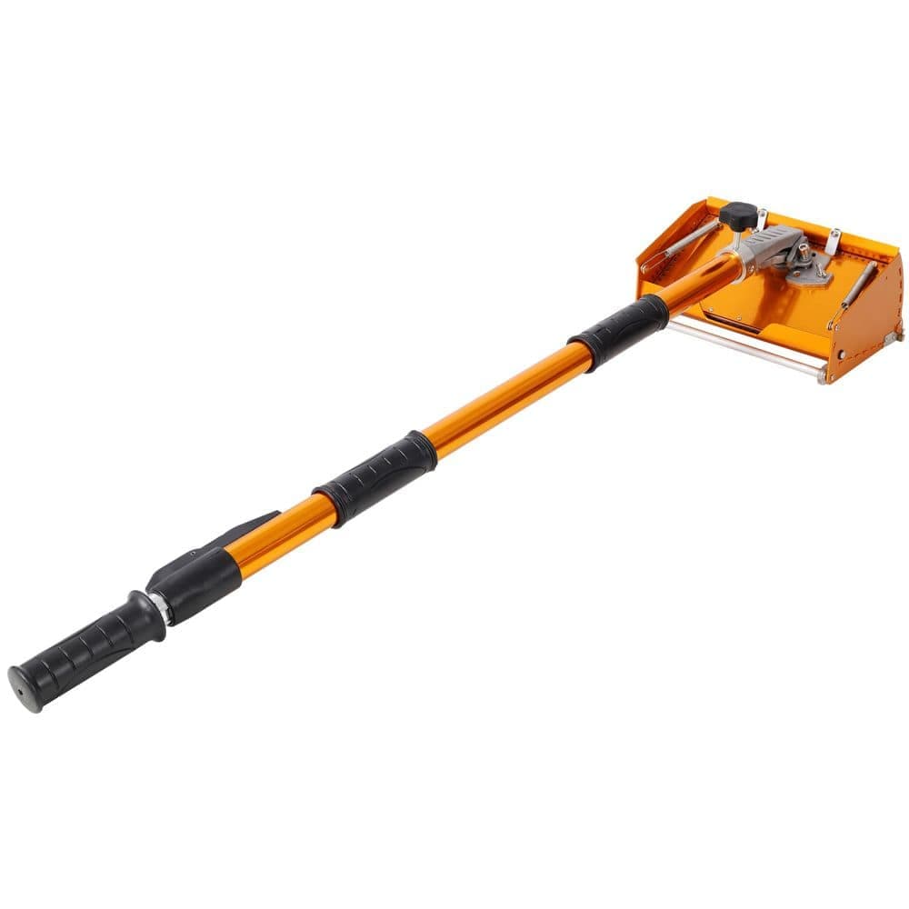 maocao hoom 43 in Adjustable Drywall Finishing Trowel, Plaster Box With Extendable Handel,With Mudguard,Stainless Steel Blade (2)