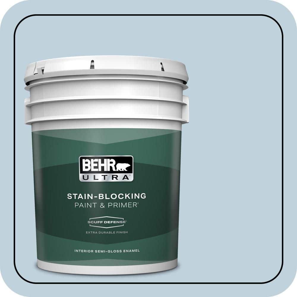 BEHR ULTRA 5 gal. #550E-2 Eminence Extra Durable Semi-Gloss Enamel Interior Paint & Primer