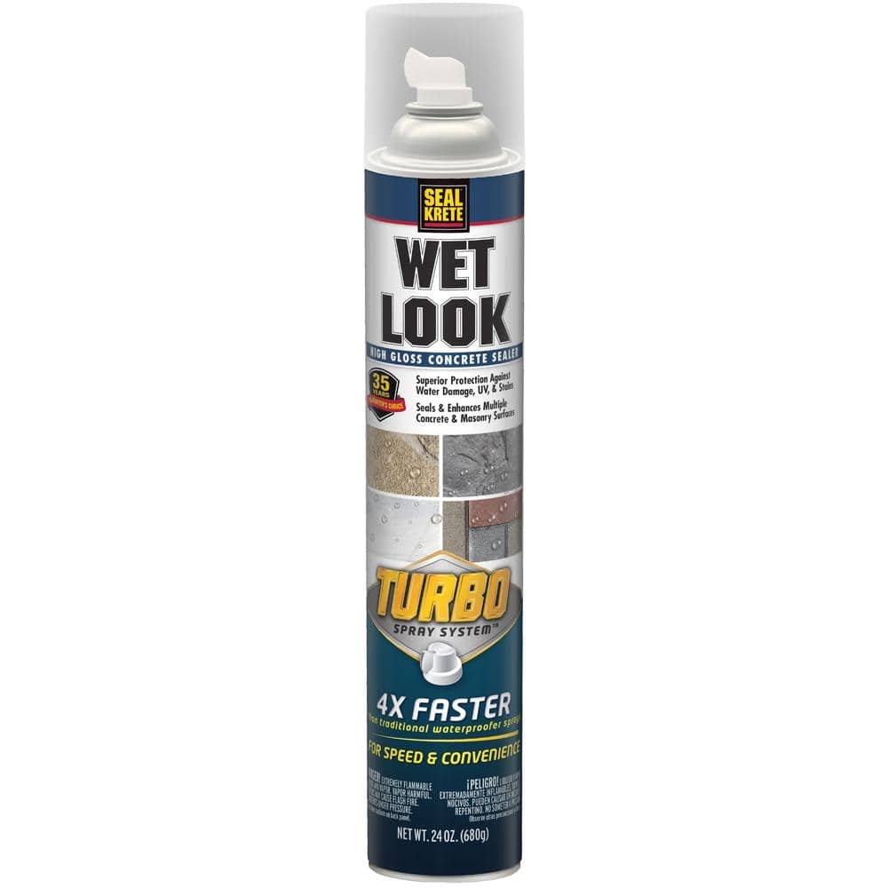Seal-Krete 24 oz. Turbo Concrete Wet Look Spray