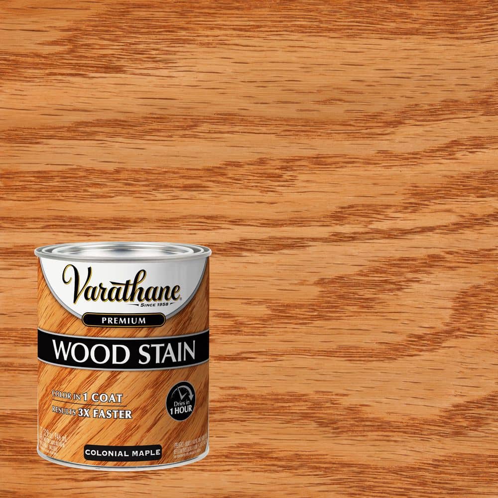 Varathane 1 qt. Colonial Maple Premium Fast Dry Interior Wood Stain (1)
