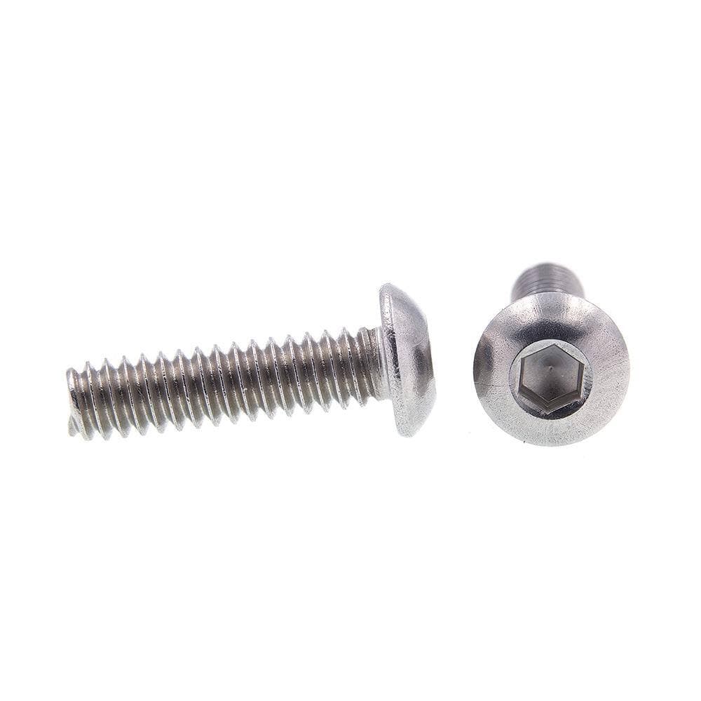 Prime-Line #10-24 x 3/4 in. Grade 18-8 Stainless Steel Hex Allen Drive Button Head Socket Cap Screws (10-Pack) (2)