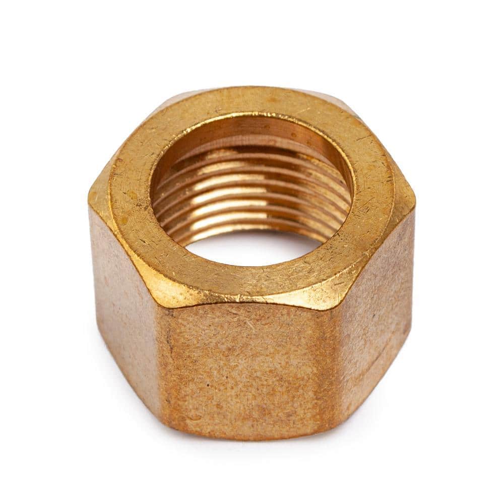 LTWFITTING 1/2 in. Brass Compression Nut Fitting (25-Pack) (2)
