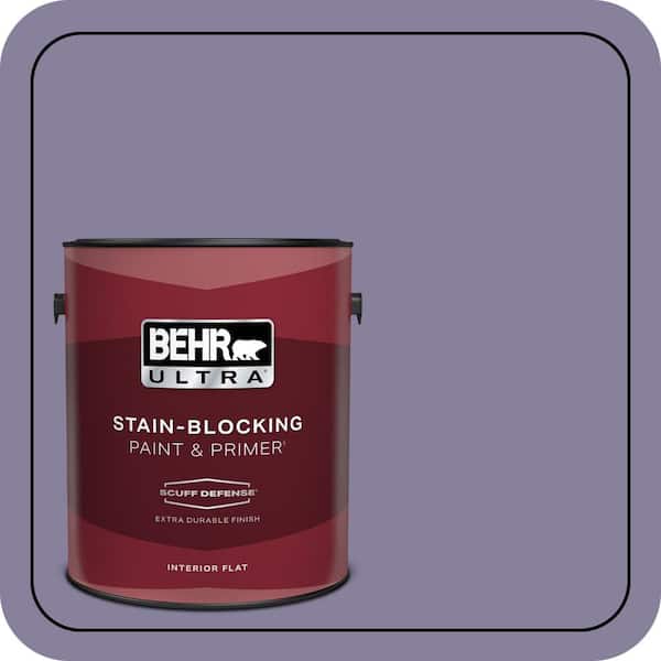 BEHR ULTRA 1 gal. #S570-5 Live Jazz Extra Durable Flat Interior Paint & Primer (2)