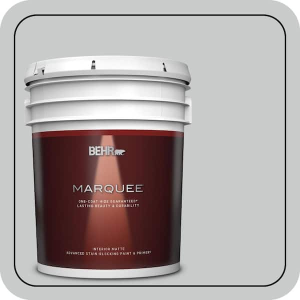 BEHR MARQUEE 5 gal. #PPU26-17 Fast as the Wind Matte Interior Paint & Primer (2)