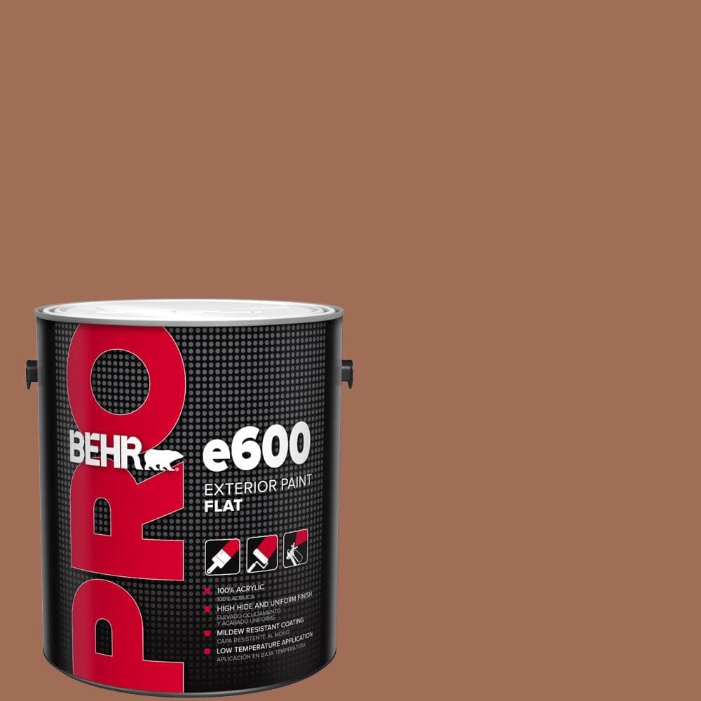 BEHR PRO 1 gal. #230F-6 Earth Tone Flat Exterior Paint