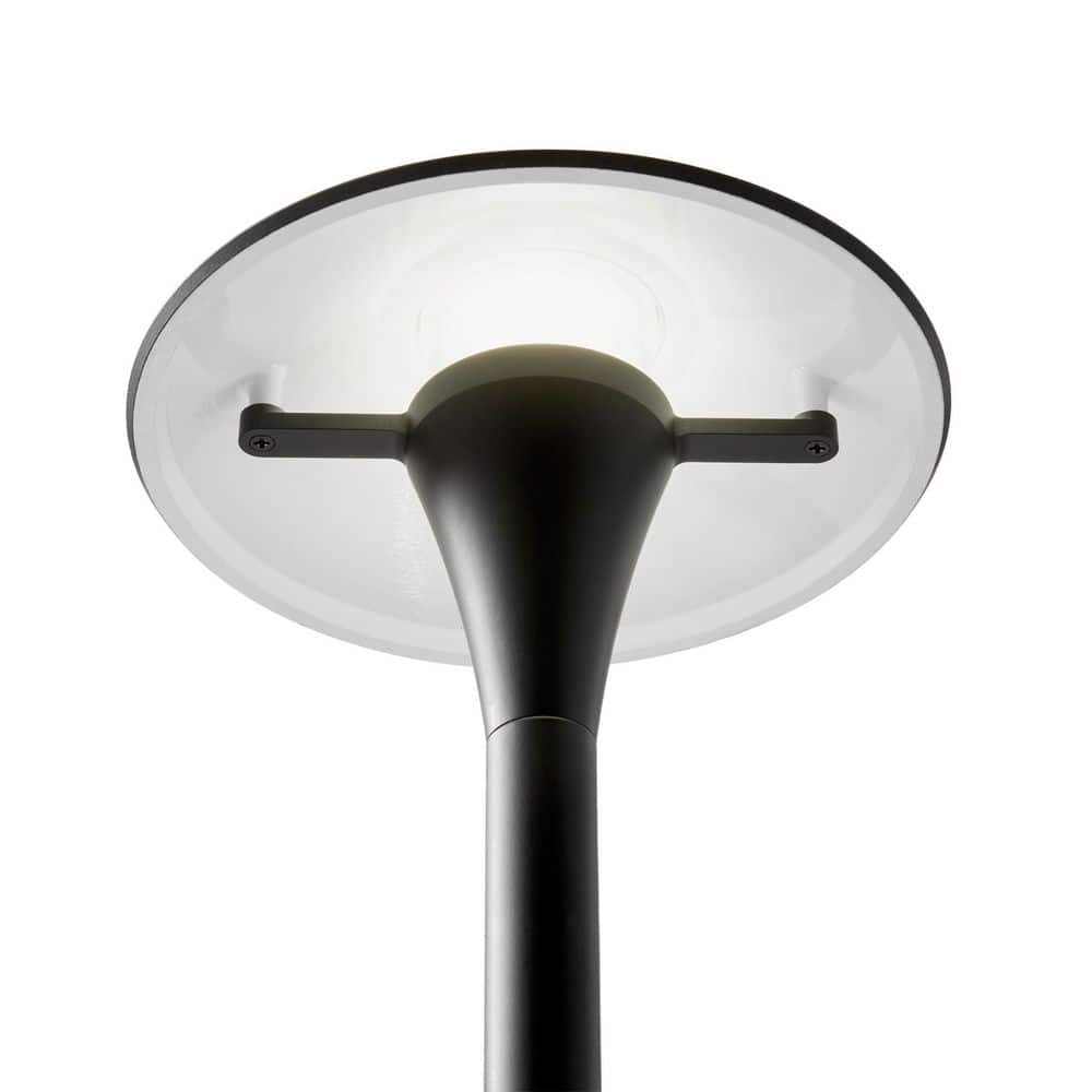 Hampton Bay Anderson Low Voltage Matte Black Hardwired Weather Resistant Outdoor Path Light with MR11 LED Bulb (4)