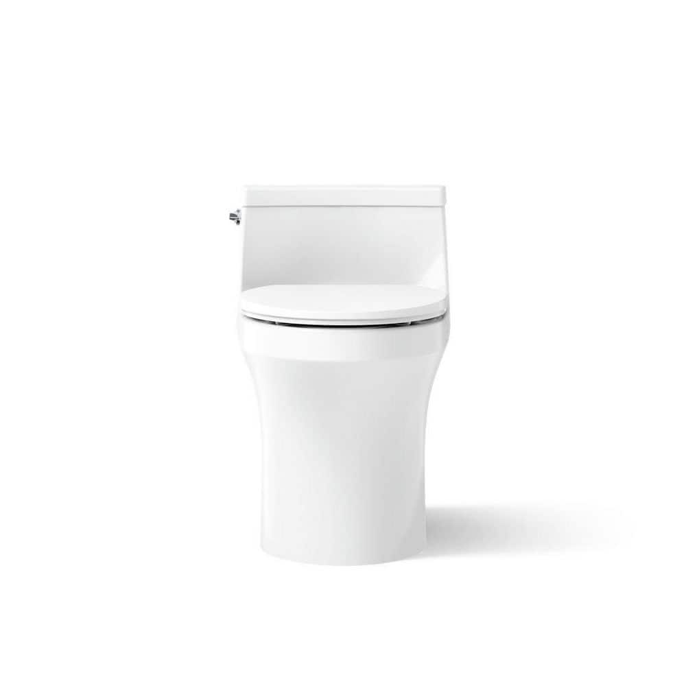 KOHLER San Souci Rough 1-Piece 1.28 GPF Single Flush Toilet Seat Included (3)