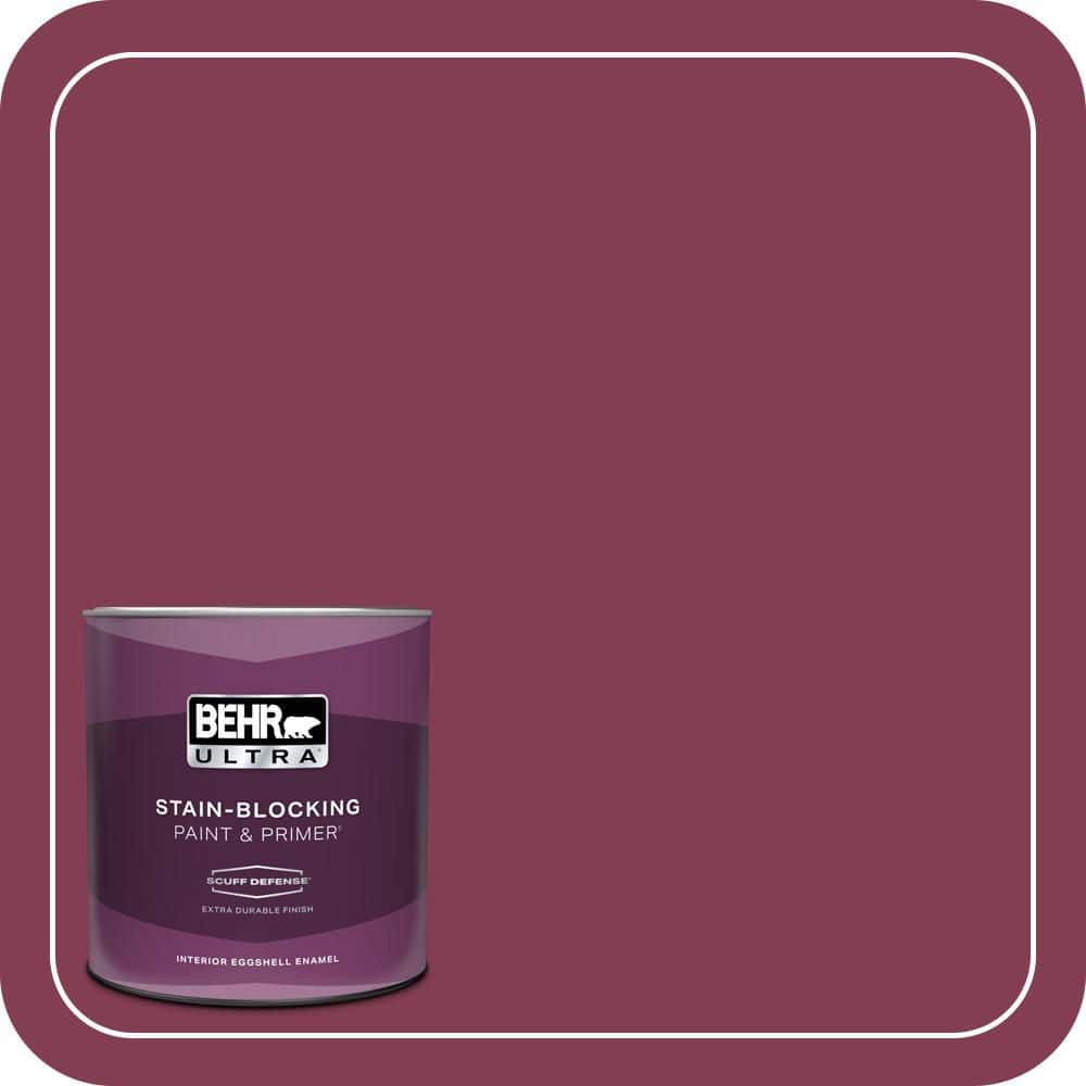 BEHR ULTRA 1 qt. #S-H-100 Exotic Flowers Extra Durable Eggshell Enamel Interior Paint & Primer