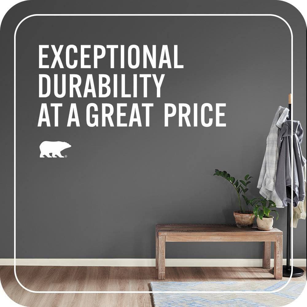 BEHR PREMIUM PLUS #N460-7 Space Black Flat EcoMix Plant-Based & Primer (4)