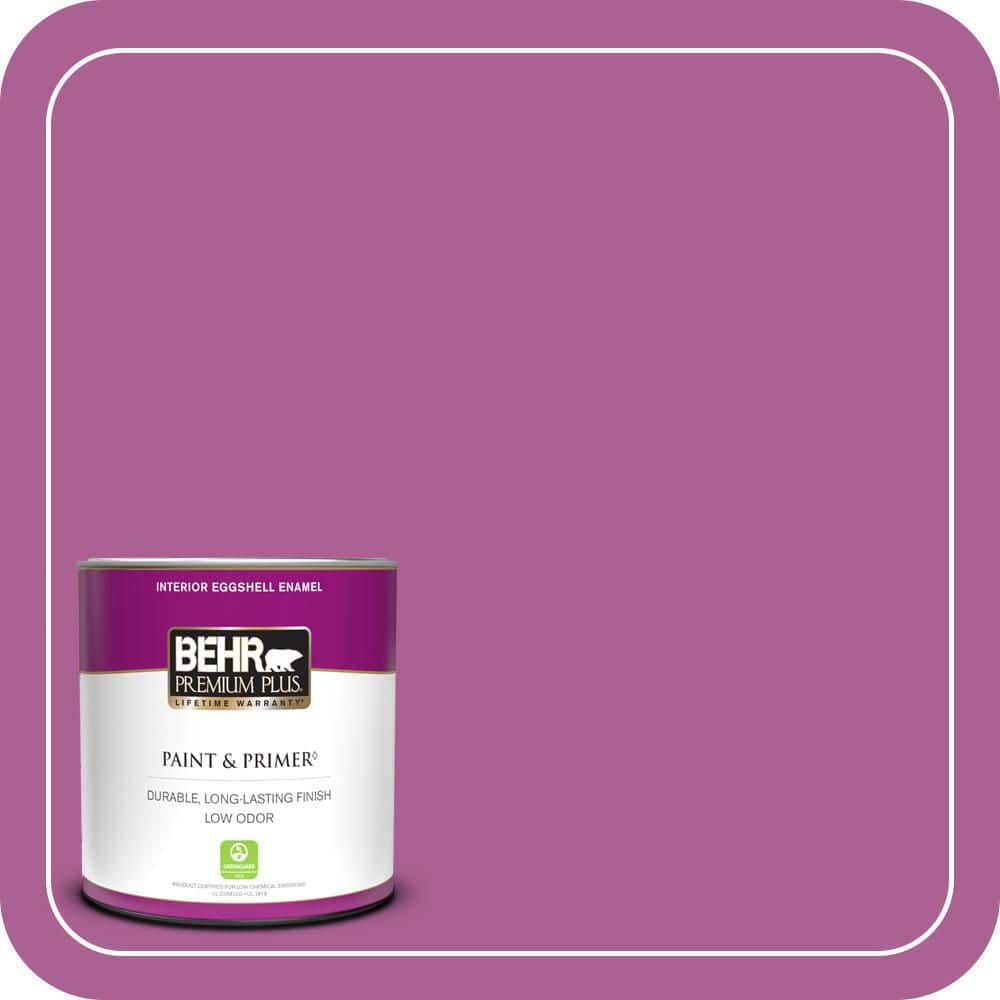 BEHR PREMIUM PLUS #680B-6 Exotic Bloom Enamel Interior/Exterior Paint & Primer Color Sample (1)