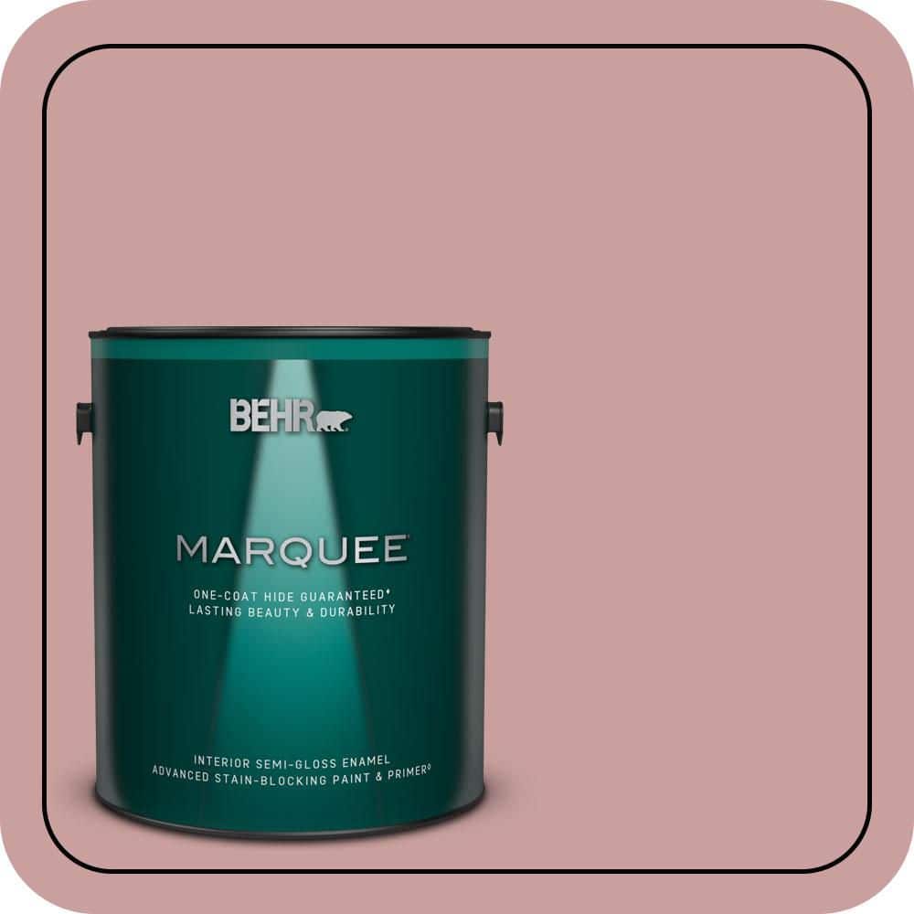 BEHR MARQUEE 1 gal. #MQ1-13 Lady Guinevere One-Coat Hide Semi-Gloss Enamel Interior Paint & Primer