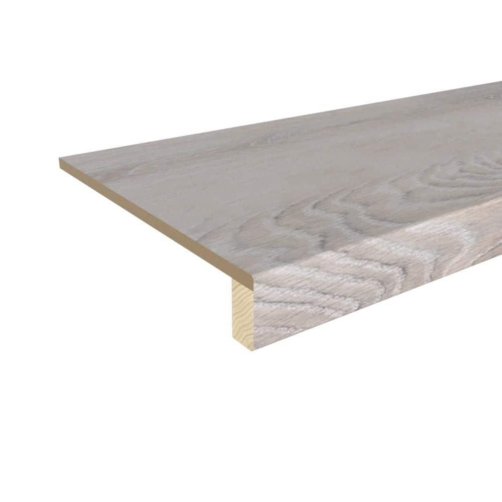Stairtek Retread 48-in x 11.5-in x 0.375-in Camden Lake Oak Laminate No return Square edge Stair Tread (1)