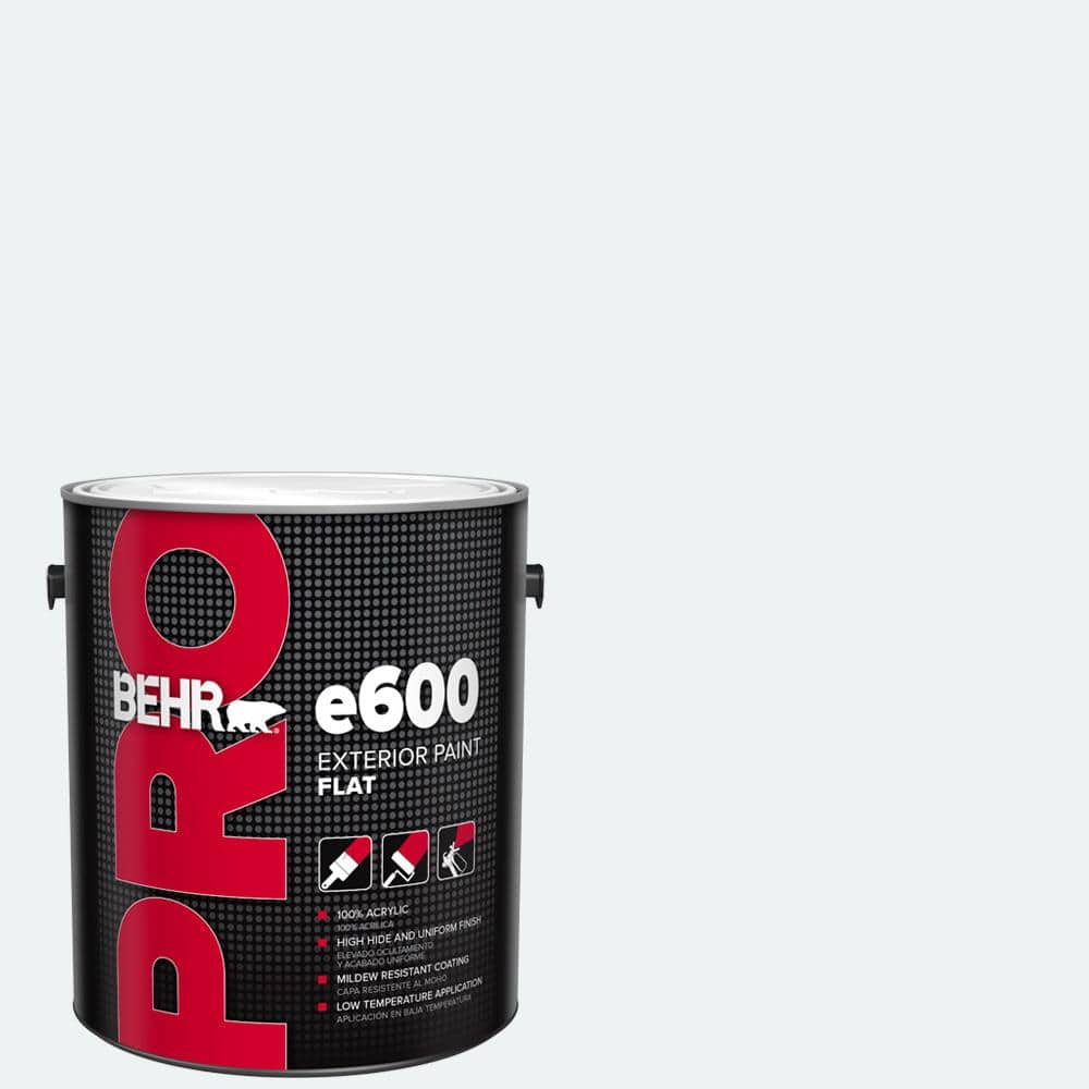 BEHR PRO 1 gal. #BL-W10 Maui Mist Flat Exterior Paint