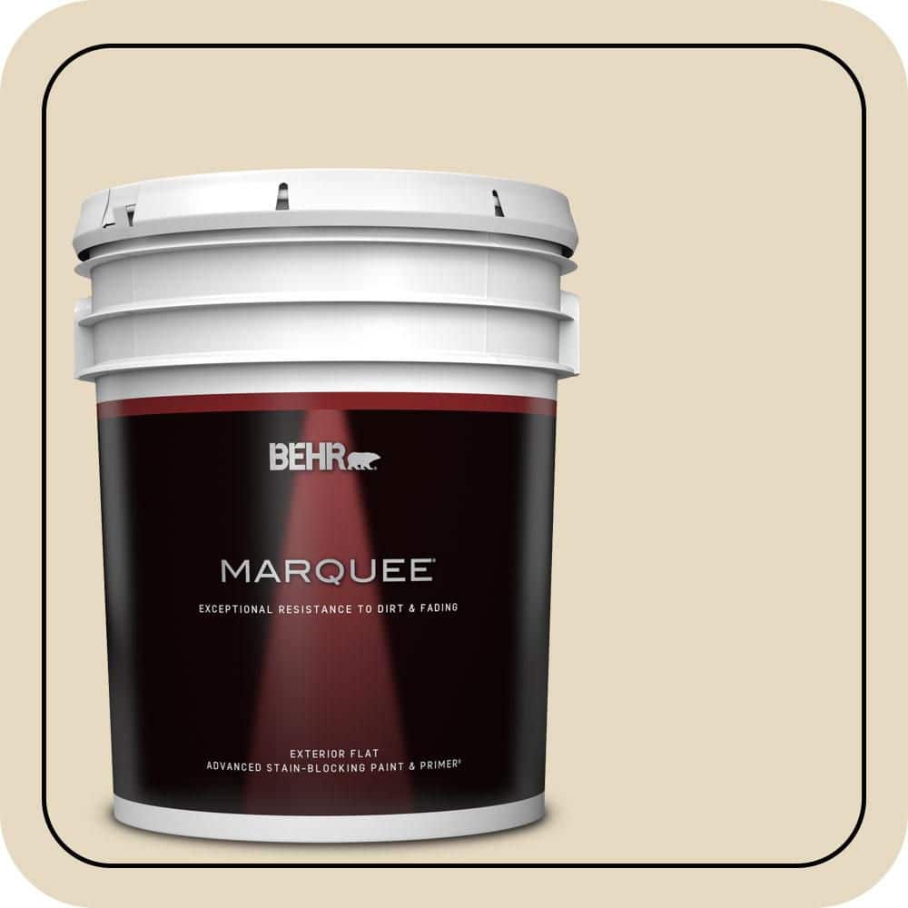 BEHR MARQUEE 5 gal. #MQ2-31 Scribe Flat Exterior Paint & Primer