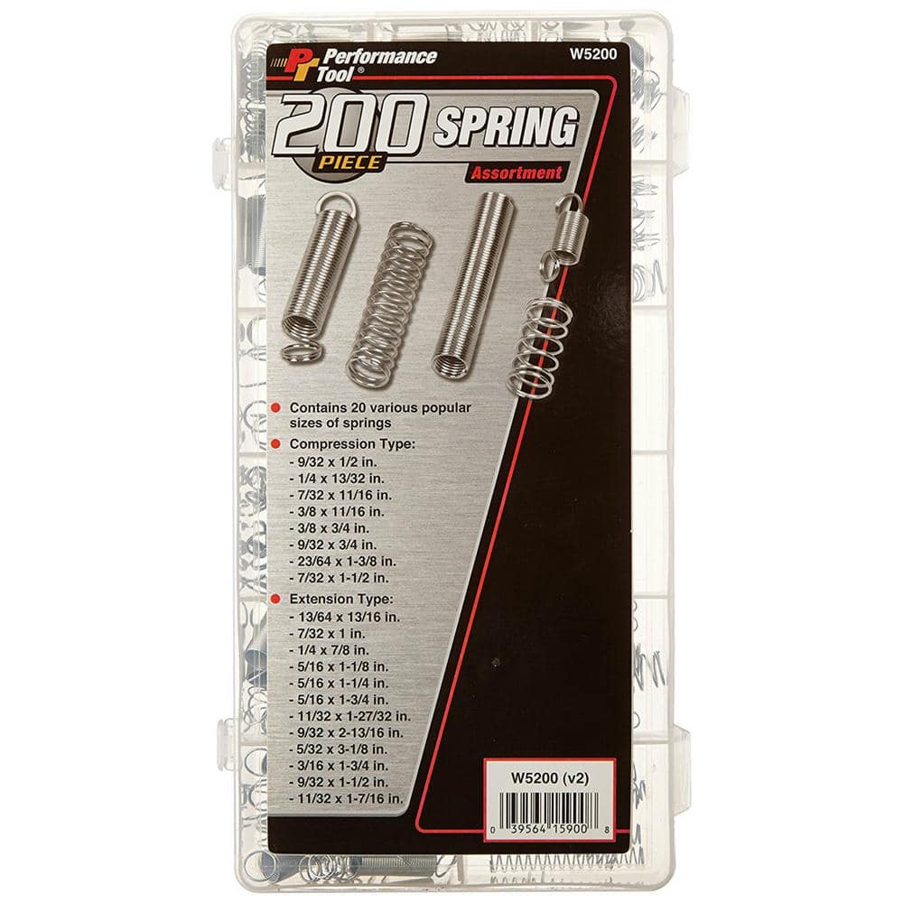 Performance Tool 200-Piece Spring Assortment