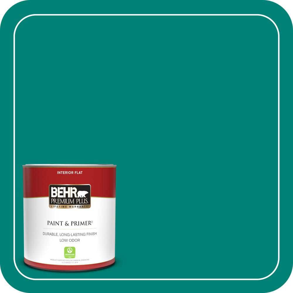 BEHR PREMIUM PLUS Home Decorators Collection #HDC-WR14-9 Green Garlands Flat Low Odor & Primer (1)