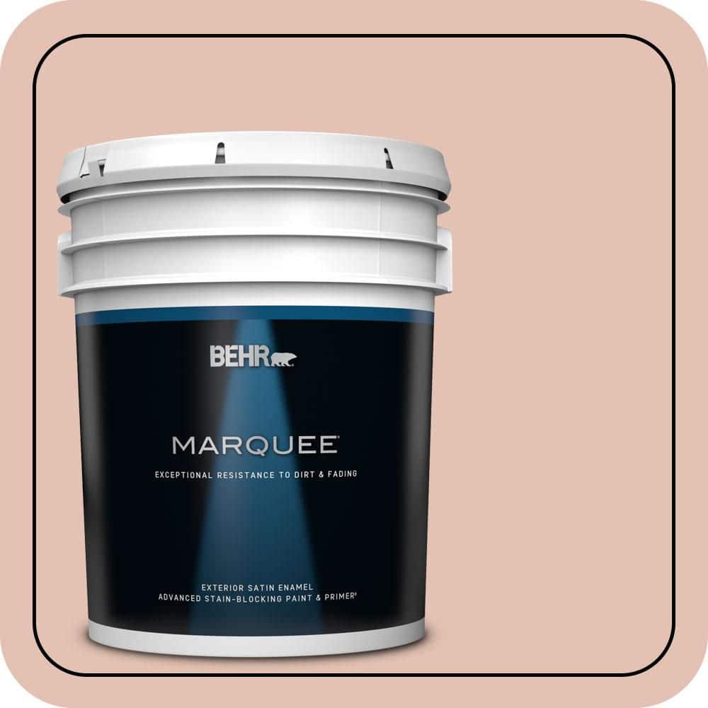 BEHR MARQUEE 5 gal. #S180-2 Sunwashed Brick Satin Enamel Exterior Paint & Primer