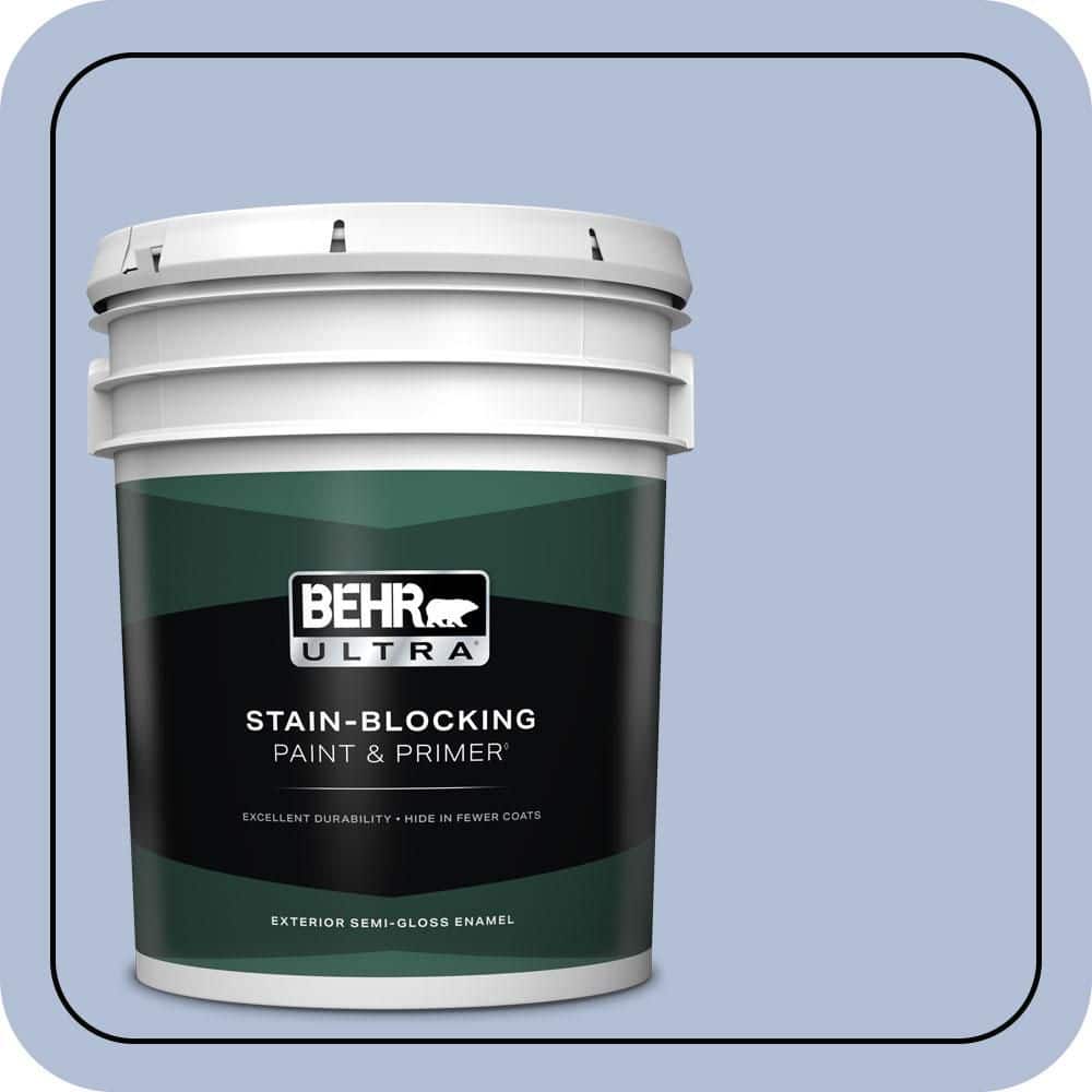 BEHR ULTRA 5 gal. #MQ5-45 Movie Magic Semi-Gloss Enamel Exterior Paint & Primer