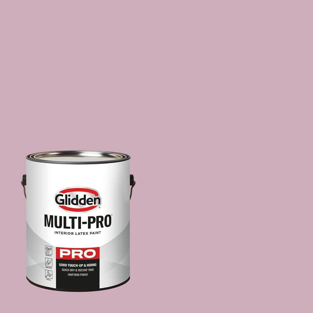 Glidden Multi-Pro 1 gal. PPG1045-4 Pink Potion Ultra Flat Interior Paint