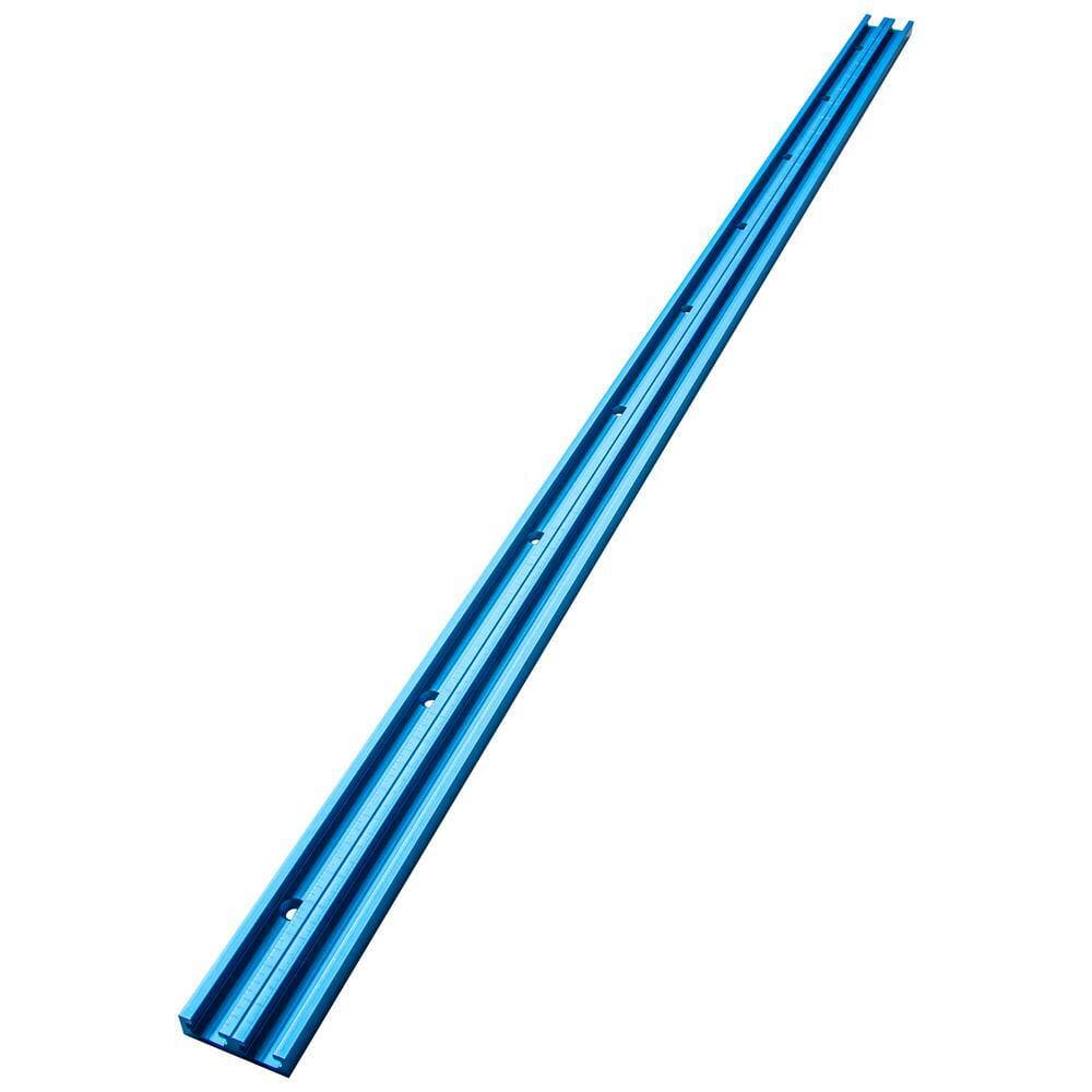‎POWERTEC 36 in. Double-Cut Profile Universal T-Track with Predrilled Mounting Holes and Laser Engraved Center Scale (3)