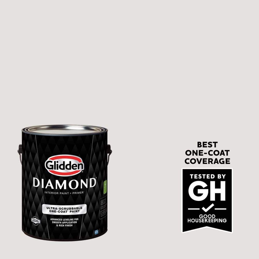 Glidden Diamond 1 gal. PPG1005-1 Dusky Dawn Semi-Gloss Interior Paint with Primer