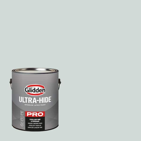 Glidden Ultra-Hide 1 gal. PPG1144-1 Morning Fog Satin Interior Paint (2)
