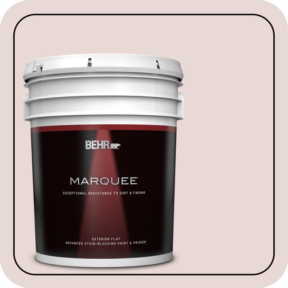 BEHR MARQUEE 5 gal. #PPU17-07 Vienna Lace Flat Exterior Paint & Primer (1)