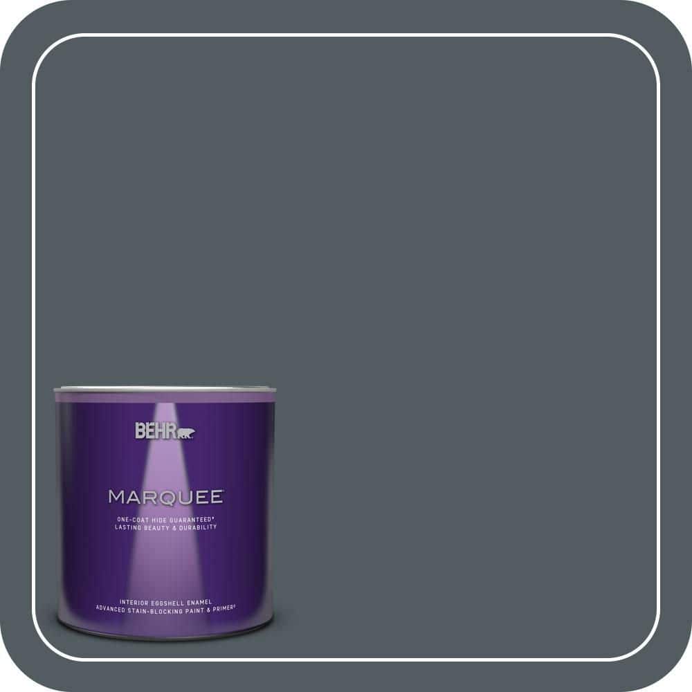 BEHR MARQUEE 1 qt. #PPU25-21 City Rain Eggshell Enamel Interior Paint & Primer