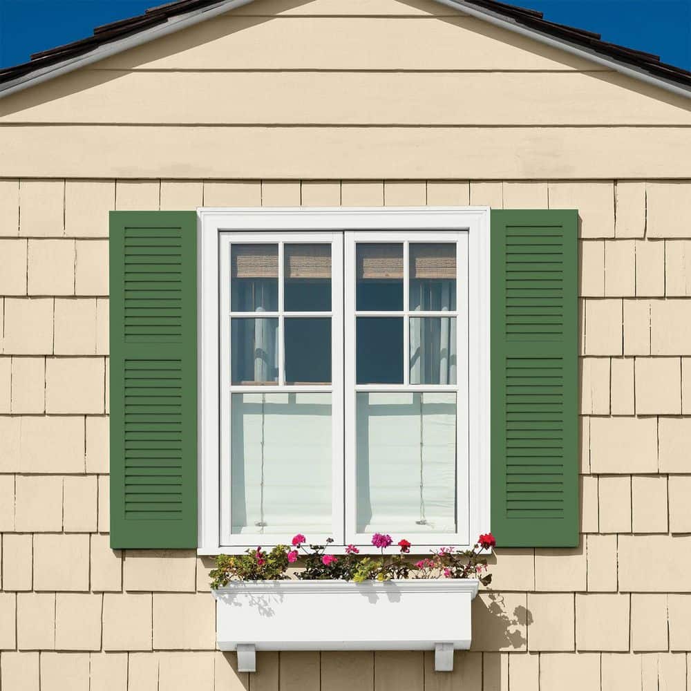 Glidden Premium 1 gal. PPG1131-7 Clover Leaf Satin Exterior Latex Paint (4)