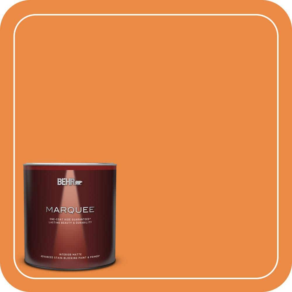 BEHR MARQUEE 1 qt. #P230-7 Acapulco Sun Matte Interior Paint & Primer